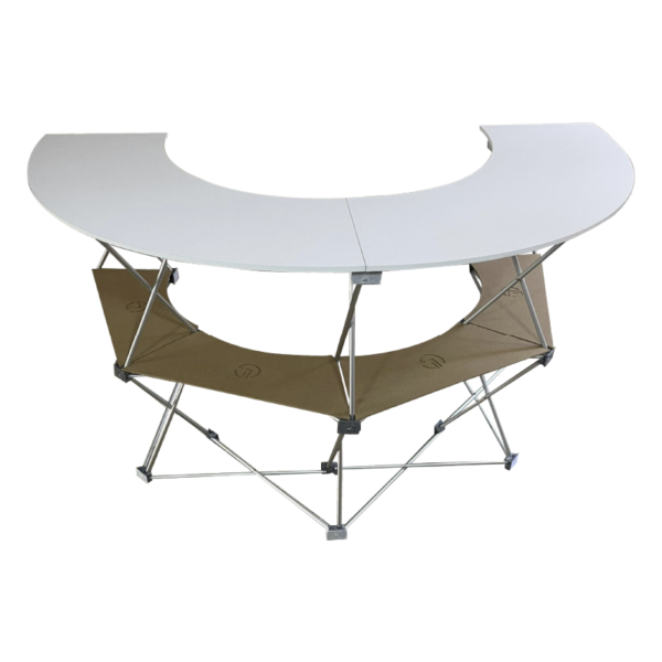 Mesa semicircular grande