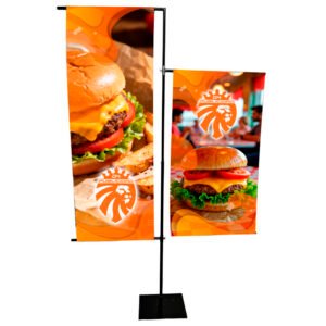 Pendón Ajustable Doble Vista